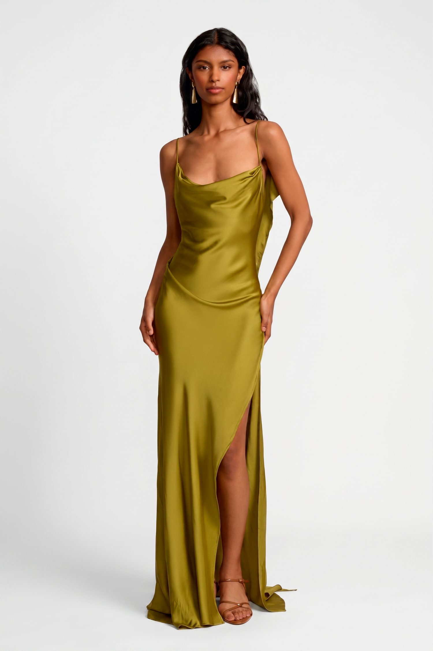 Vestido Olive Satin